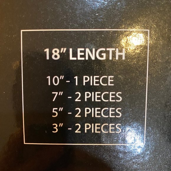 #73 18" MODERNE CLIP IN 100% HUMAN HAIR EXTENSION - Picture 4 of 4